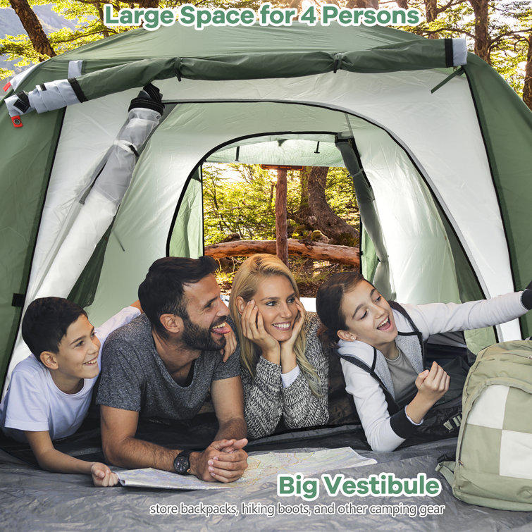 Costway 4 Person Tent with Carry Bag Wayfair Canada